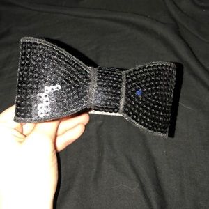 black bow headband